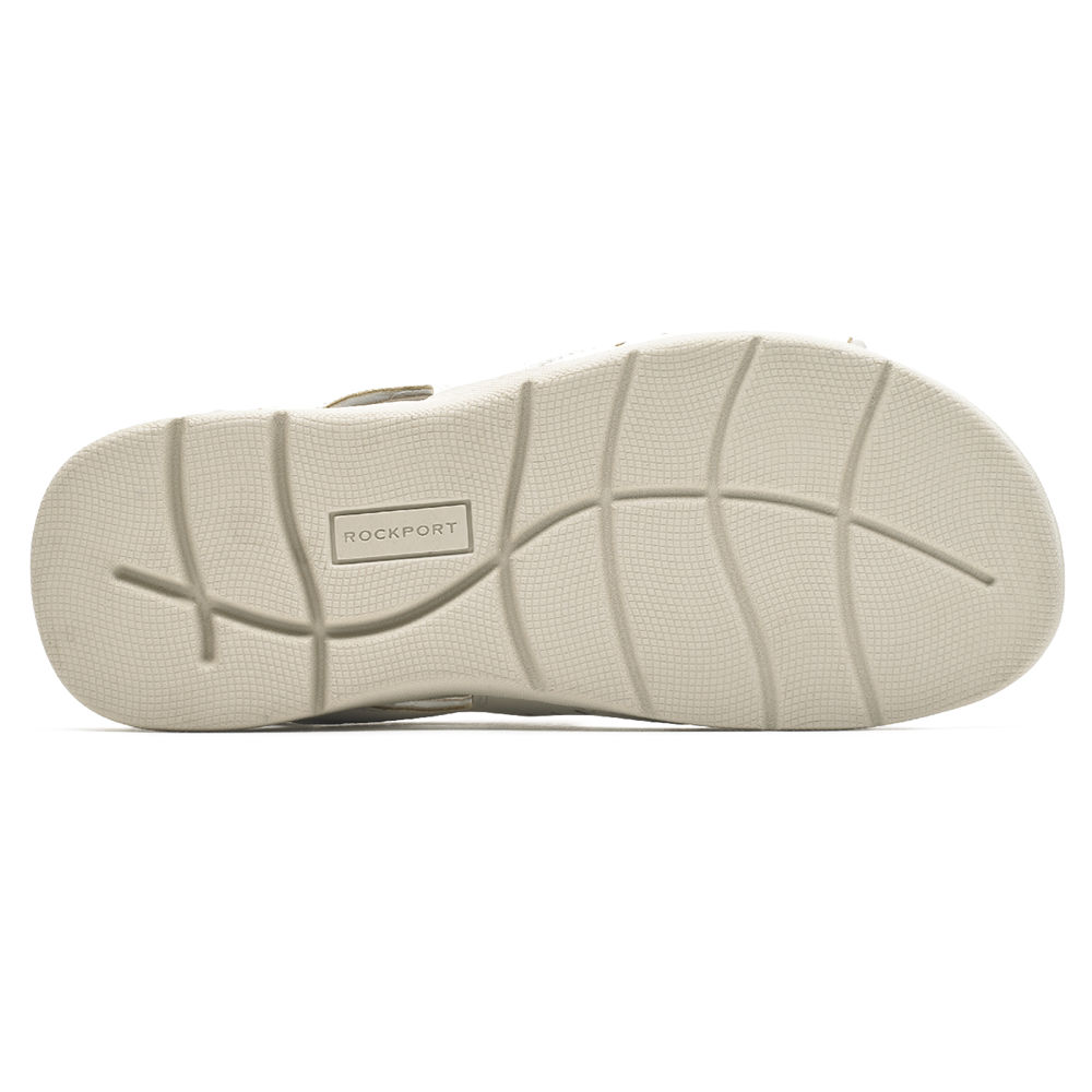 Rockport Womens Sandals White - Eileen Comfort - UK 349-PQIYCW